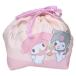  ланч мешочек .. данный кошелек сумка Sanrio My Melody & черный mi клубника ka Mio Japan новый . период подготовка . покупка 