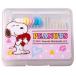  рукоделие сопутствующие товары игла комплект пластиковый кейс Snoopy Peanuts misasa.. игла игла рука .. игла герой 