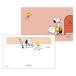  сообщение карта Mini сообщение карта 8 листов ввод Snoopy Peanuts SN двусторонний . письмо Япония отверстие Mark подарок карта 
