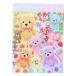  эпоха Heisei retro fancy блокнот для заметок Kirakira g Ritter маленький память shuga- Bear Koo задний 