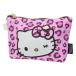  Hello Kitty cosme сумка леопардовая расцветка Hamp треугольник вставка сумка розовый Sanrio кролик 