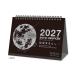 2027Calendar настольный календарь 2027 год чёрный практическое использование сделано в Японии интерьер . мир 9 год календарь New Japan календарь 