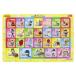  интеллектуальное развитие мозаика с футляром B4 мозаика развивающая игрушка Anpanman ABC Sunstar канцелярские принадлежности игрушка ребенок подарок 