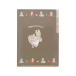  Sanrio герой z карман файл прозрачный файл A5 3P retro marron крем Sanrio Sunstar канцелярские принадлежности 