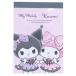  Mini Mini память блокнот для заметок My Melody & черный mi Nakayoshi лента Sanrio новый . период подготовка канцелярские принадлежности симпатичный сделано в Японии герой 