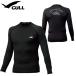 GULL GW-6523A GULL Rush Guard длинный унисекс теплоизоляция внутренний теплоизоляция Rush дайвинг мужской женский для мужчин и женщин UPF50 длинный рукав внутренний UV cut 