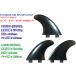 FCS BASE TRI FIN SET G5 G7 BLACK �{�[�h�t�B�� �T�[�t�{�[�h �t�B�� �g���C�t�B���Z�b�g �X���X�^�[ THRUSTER �T�[�t�B�� �G�t�V�[�G�X �֘A�摜1