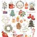  Poe погреб tsu транскрипция бумага модный Рождество Santa Claus tree северный олень ADVENT CALENDAR( Ad отдушина календарь )