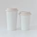  Poe cellar tsu white porcelain tumbler two layer mug ceramics Thermo tumbler (S) silicon cover 