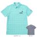  Le Coq s Porte .f(lecoqsportif)( мужской ) Golf одежда . пот скорость . монограмма рисунок Jaguar do рубашка с коротким рукавом LG5SHS14M
