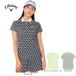  Callaway (CALLAWAY)( женский ) Golf одежда retro цветок принт рубашка с коротким рукавом C26134215
