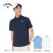  Callaway (CALLAWAY)( мужской ) Golf одежда DRYPLUS олень. . кнопка down рубашка с коротким рукавом C26134160