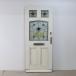  античный витражное стекло дверь Британия retro elegant Classic Europe прямой импорт USED античный двери сосна 1930 Англия VC110-089