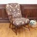  легкий стул 1P диван ERCOL No.335 Британия Vintage пляж материал 1970 годы Англия VC114-020002MORRIS