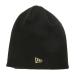  New Era (NEW ERA)( мужской, женский ) шляпа вязаная шапка защищающий от холода Basic кафф вязаный черный металлик Gold флаг 11120547