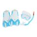  aqua (AQA)( женский ) подводное плавание snorkel женский маска &amp; snorkel 3 позиций комплект свет M 23KZ-9212 CSAX