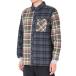  Cliff me year (KRIFF MAYER)( мужской ) casual рубашка длинный рукав viera happy рубашка 2313402-110:MULTI-COL2 зеленый × темно-синий 