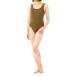  Ocean Pacific (Ocean Pacific)( женский ) ребра простой One-piece купальный костюм 521880 KHA