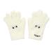 GLAMLIN(GLAMLIN)( Kids ) Junior 5 пальцев вязаный перчатка GKFG CREAM