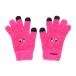 GLAMLIN(GLAMLIN)( женский )5 пальцев вязаный перчатка GFGT NEON PINK