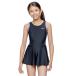  Nike (NIKE)( Kids ) школьный купальник Junior женщина плавание девушки юбка-брюки One-piece чёрный × фиолетовый 110-170 размер 1991125-0024 женщина купальный костюм юбка-брюки 