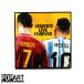  искусство рама LEGENDS VER2 футбол ronaudo Messhi бесплатная доставка картина KEETATAT SITTHIKET FIFA pop искусство 