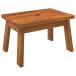  подножка табурет стул стул модный 38x26x22 cm Akashi a натуральное дерево 