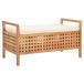 место хранения bench 93x49x49cm грецкий орех натуральное дерево 