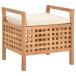  место хранения bench 49x48x49cm грецкий орех натуральное дерево 