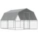  собака для клетка крыша &amp; дверь имеется серебряный цинк металлизированный сталь производства 