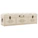 vidaXL место хранения bench 110 cm крем 