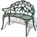  bench сад bench дождь . сильный наружный для садовая мебель двор терраса балкон модный 100cm aluminium литье зеленый 