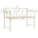  сад bench 132cm металлический античный белый 
