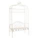  сад bench 122cm металлический античный белый 