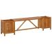  bench посадочная машина сад bench наружный для садовая мебель двор терраса балкон модный 2 шт. 150x30x40 cm Akashi a натуральное дерево 