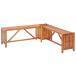  bench посадочная машина сад bench наружный для садовая мебель двор терраса балкон модный посадочная машина имеется 117x117x40cm Akashi a натуральное дерево 