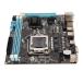 PC Motherboard, H61 DDR3 Dual Channel Mining Motherboard Support VGA M.2 NVME NGFF LGA 1155 with 100M NIC for Office