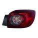 HEADLIGHTSDEPOT Right Passenger Side Tail Light Compatible With 14-18 Mazda 3 Japan Mexico Built Hatchback CAPA Certified