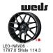 ��WEDS�� ����ߥۥ����� 1�� LEONIS NAVIA 06 17X7.0 +47 5�� P.C.D.114.3 �ޥåȥ֥�å��ݥ�å��� [0037617]