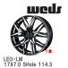 ��WEDS�� ����ߥۥ����� 1�� LEONIS LM 17X7.0 +47 5�� P.C.D.114.3 �ѡ���֥�å� �ߥ顼���å� [0040813]