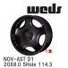 ��WEDS�� ����ߥۥ����� 1�� NOVARIS ASSETE D1 20X8.0 +42 5�� P.C.D.114.3 �֥�å�/������ɥԥ��� [0041847]