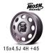MID/ޥ륫ӥ 299 MOSH MANEKI 15x4.5J +45 100 4H MOMO ߥۥ 4ܥå
