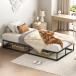 PRTONE кроватная рама одиночный metal труба тихий звук один человек жизнь low bed узкий пространство предназначенный bed внизу место хранения крепкий вентиляция выносливость gisigisi..