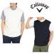  Callaway мужской Golf одежда лучший relax Silhouette вырез лодочкой вязаный лучший C24119101 Callaway Golf [2024 год весна лето модель ]