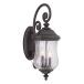 Acclaim 39712 BC Bellagio Collection 3-Light Outdoor Light Fixture Wall Lantern, Black Coral