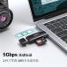 UGREEN SD�J�[�h���[�_�[ Type-C OTG�Ή� 1��2�� USB3.0 Microsd 2TB�܂ő�e�ʃJ�[�h�ɑΉ� Android �X�}�z �^�u���b�g�AMacBook�AWindows PC�ɓK�p �֘A�摜1