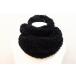 HARE knitted reversible snood black used 