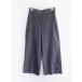 ZARA Zara в клетку высокий талия длинные брюки S серый серия 