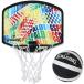  Spalding Junior Kids микро Mini Opti karu Rainbow баскетбол Mini гол для бытового использования 79-019J