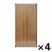  звукопоглощающий wall panel 600x1200x21mm ×4 шт. комплект 600×1200mm свет дуб viva Home 